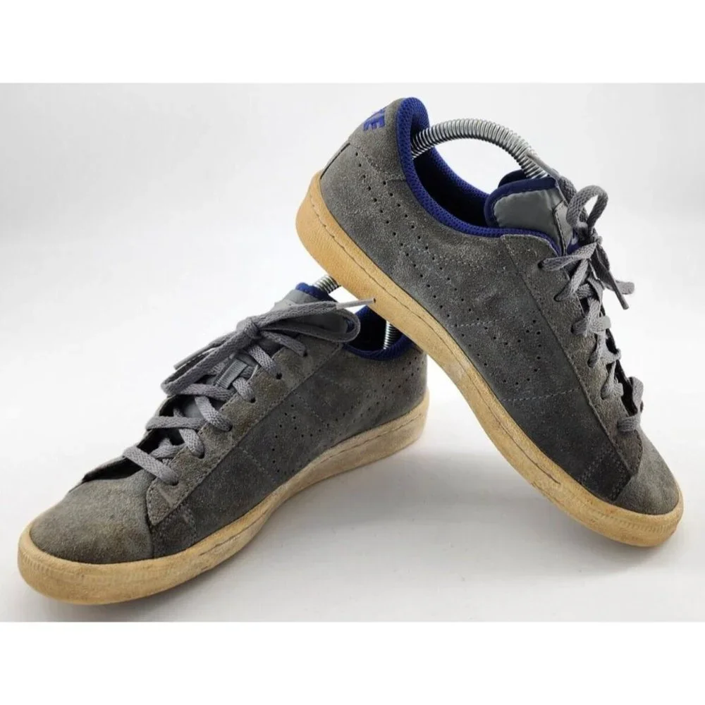 Nike Classic CS‎ Gray Blue Suede Youth Tennis Shoe Size 5Y 719448-003